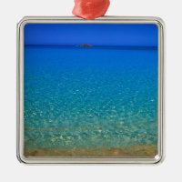 Blaues Wasser, Exuma Inseln, Bahamas.