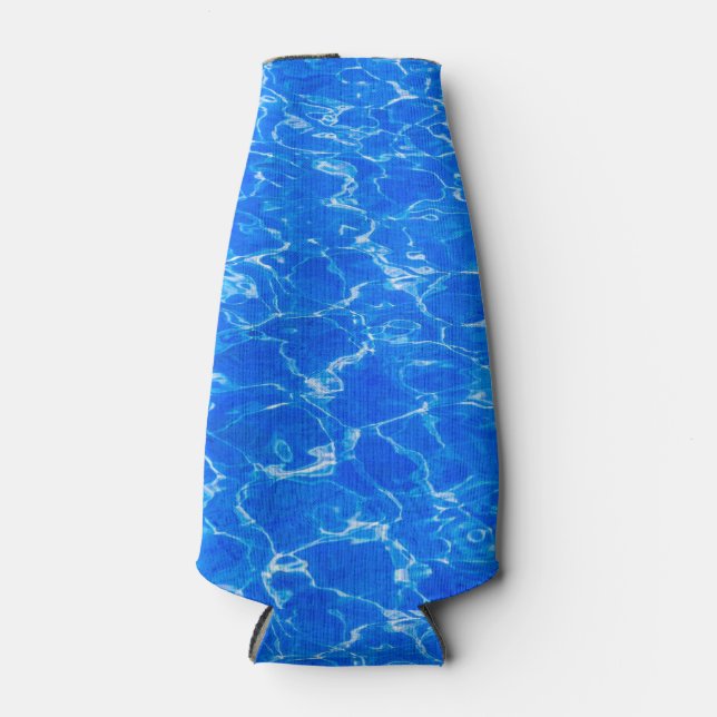 Blaues Wasser Flaschenkühler (Vorderseite)