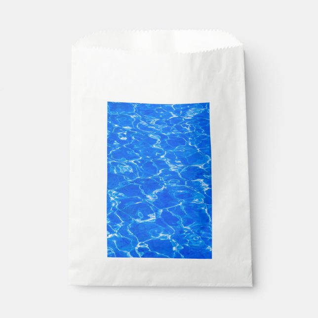 Blaues Wasser Geschenktütchen (Vorderseite)