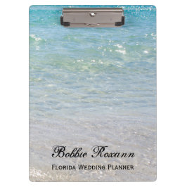 Blaues Wasser Klemmbrett