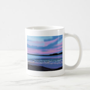 Blaues Wasser-KristallTasse Tasse