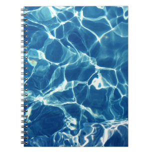 Blaues Wasser Notizblock