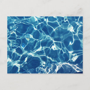 Blaues Wasser Postkarte