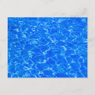 Blaues Wasser Postkarte
