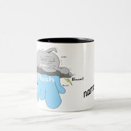 Blaues Wasser Zweifarbige Tasse