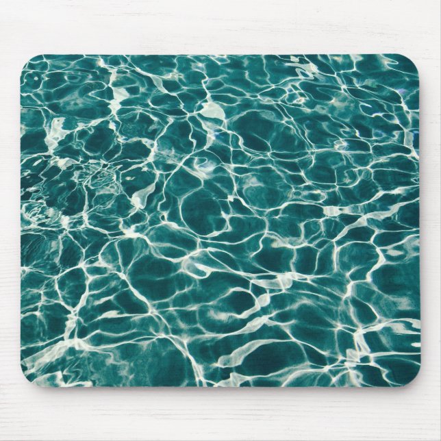 Blaues Wassermuster Mousepad (Vorne)