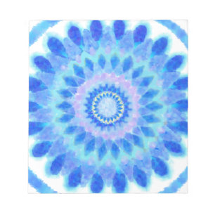 Blaues Wasserrad Notizblock