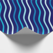 Blaues Wavy Nahtloses Muster