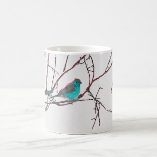 Blaues Waxbill Tasse