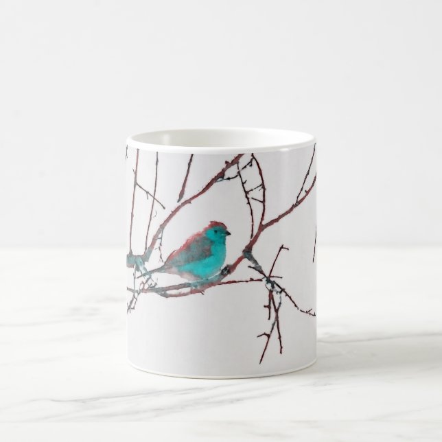 Blaues Waxbill Tasse (Mittel)