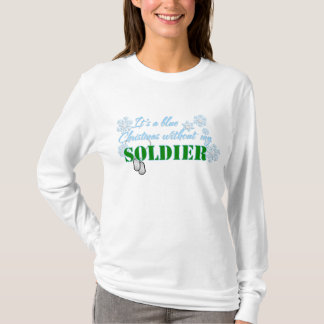 Blaues Weihnachten ohne Soldaten T-Shirt