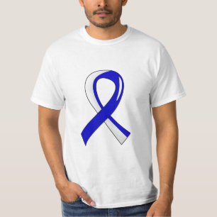 Blaues weißes Band 3 ALS T-Shirt