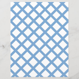 Blaues weißes Harlequin Diamant Strippmuster