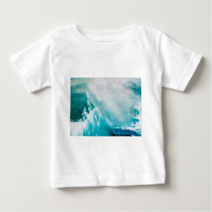 BLAUES WEISSES MEER IM GESCHMACK BABY T-SHIRT