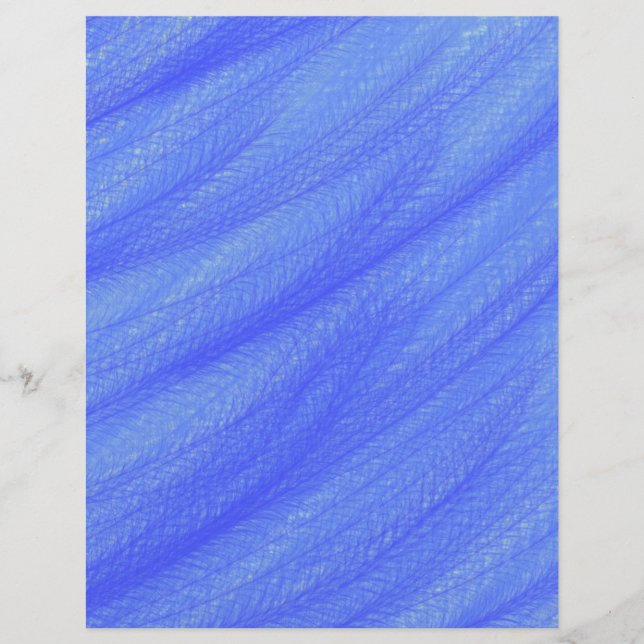 Blaues Weizenfeld-Schreibpapier 2-seitige Seite (Vorderseite)