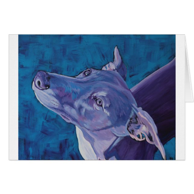 Blaues Whippet (Vorderseite (Horizontal))