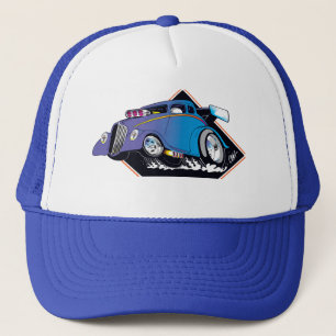 Blaues Willys Truckerkappe