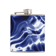 Blaues Wirbles Muster