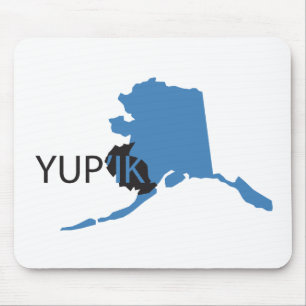 Blaues Yupik Mousepad
