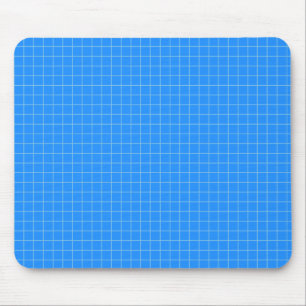 Blaues Zeichenpapier mit Maßeinteilung Mousepad