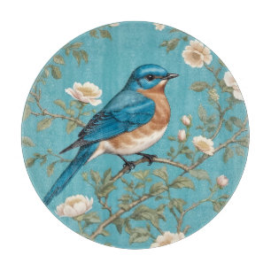 Blauevogel William Morris Inspiriert Türkis Schneidebrett