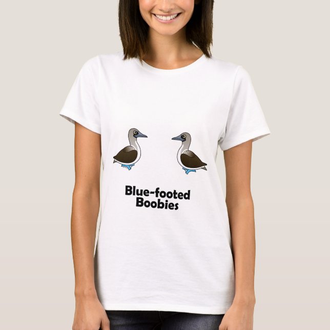 Blaufüßer Boobies T-Shirt (Vorderseite)