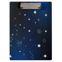 Blaugalaxie mit Sternen