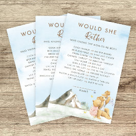 Blaugebärenfamilie würde eher spielen