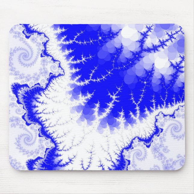 Blaugefederter Stern-Mauspad Mousepad (Vorne)