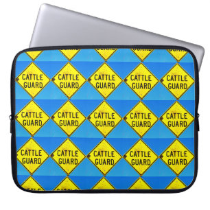Blaugelbe Diamantarmhülse Laptopschutzhülle