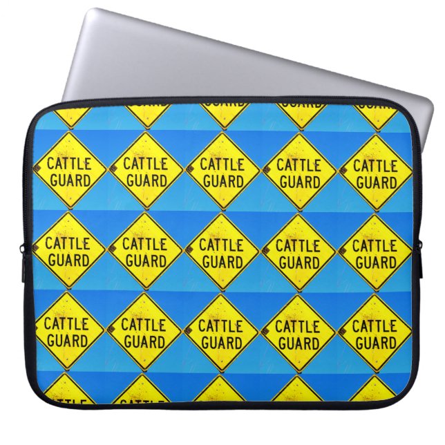Blaugelbe Diamantarmhülse Laptopschutzhülle (Vorderseite)