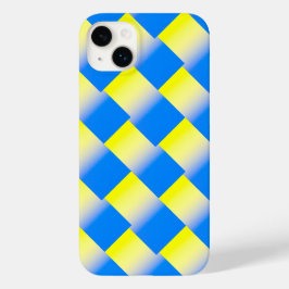 Blaugelbe geometrische Ukraine Inspiration modern Case-Mate iPhone 14 Plus Hülle
