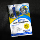 Blaugelber Druck - Reinigungsservice im Haus Flyer<br><div class="desc">Mit dieser dynamischen und beruflichen Vorlage für den Flyer fördern Sie Ihr Power-Waschkompetenz! Dieses Design verfügt über ein kühnes Layout mit viel Platz,  um Ihre Dienstleistungen,  Kontaktinformationen und Sonderangebote zu präsentieren. Einfach an Ihre Marke angepasst und neue Kunden angesprochen.</div>