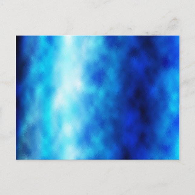 Blauglas Postkarte (Vorderseite)