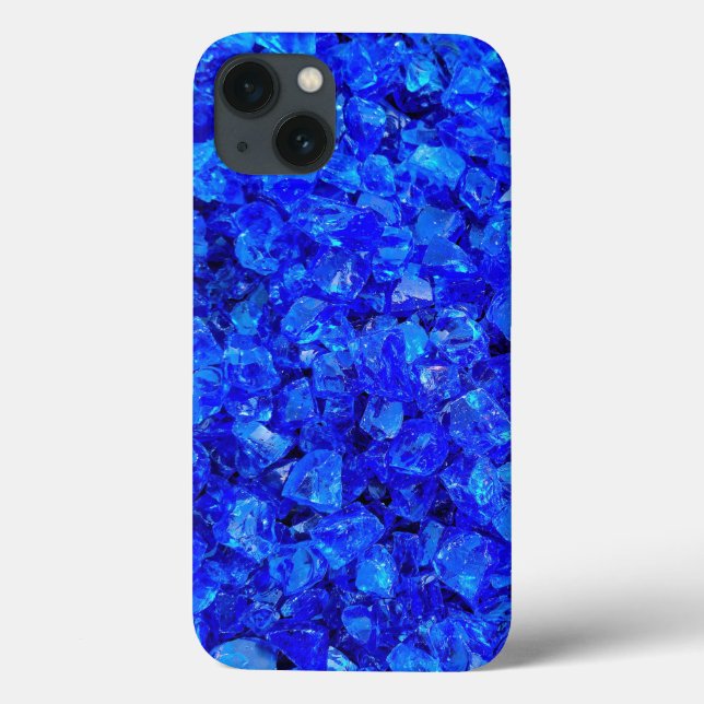 Blauglas-Steine Case-Mate iPhone Hülle (Rückseite)