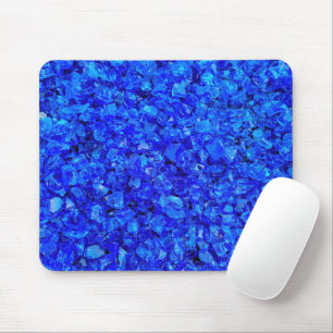 Blauglas-Steine Mousepad