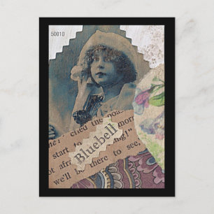 Blauglocke ATC Postkarte
