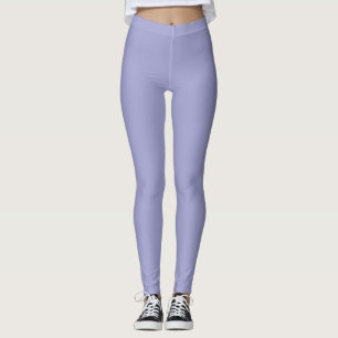 Blauglocken-Farbe einfarbig schlicht Leggings