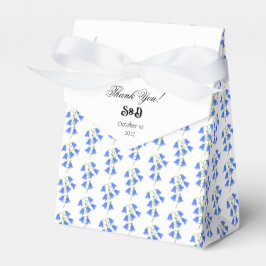 Blauglocken-Hochzeitsgunstbox Geschenkschachtel