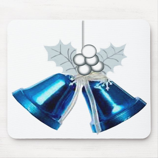 Blauglocken und weiße Holmmousepad Mousepad (Vorne)