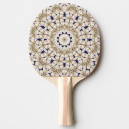 Blaugold geometrisches Blumen-Tischtennisschläger Tischtennis Schläger