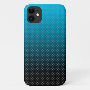 Blaugradität mit kleinen Polka-Punkten Case-Mate iPhone Hülle