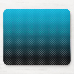 Blaugradität mit kleinen Polka-Punkten Mousepad