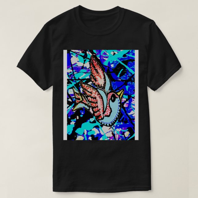 Blaugraffiti T-Shirt (Design vorne)