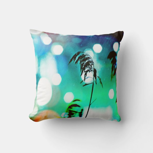 Blaugrasdrama Sparkle Kissen (Vorderseite)