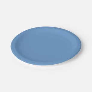 Blaugrau (Crayola) (einfarbig)  Pappteller