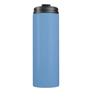 Blaugrau (Crayola) (einfarbige Farbe) Thermosbecher