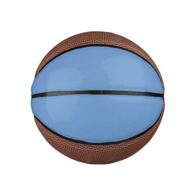 Blaugrau (Crayola) (Vollfarbe) Mini Basketball (Vorderseite)