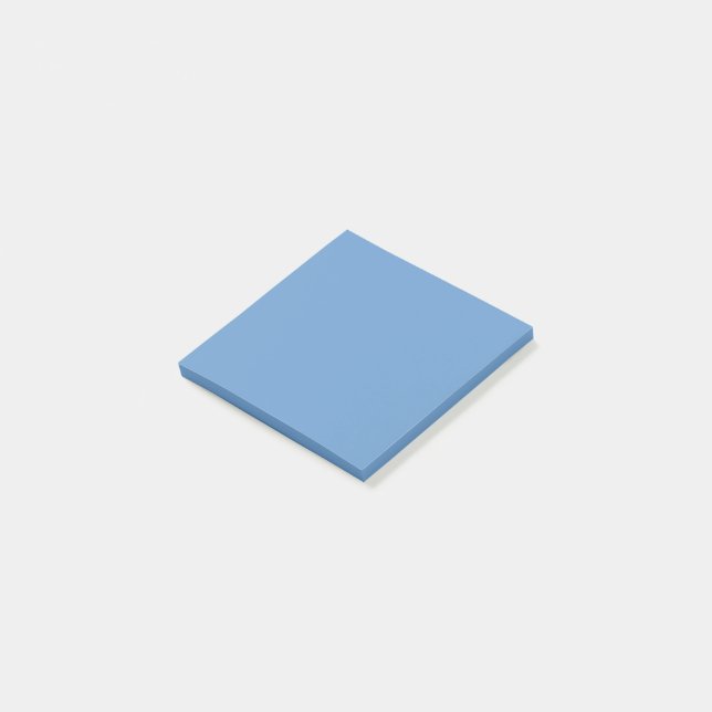 Blaugrau (Crayola) (Vollfarbe) Post-it Klebezettel (angewinkelt)