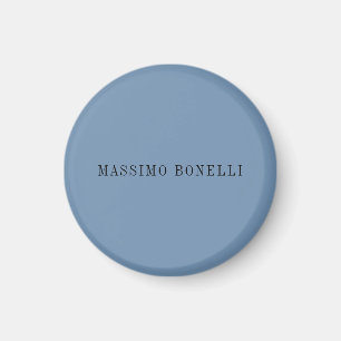 Blaugrau minimalist schlicht lesbar modern magnet
